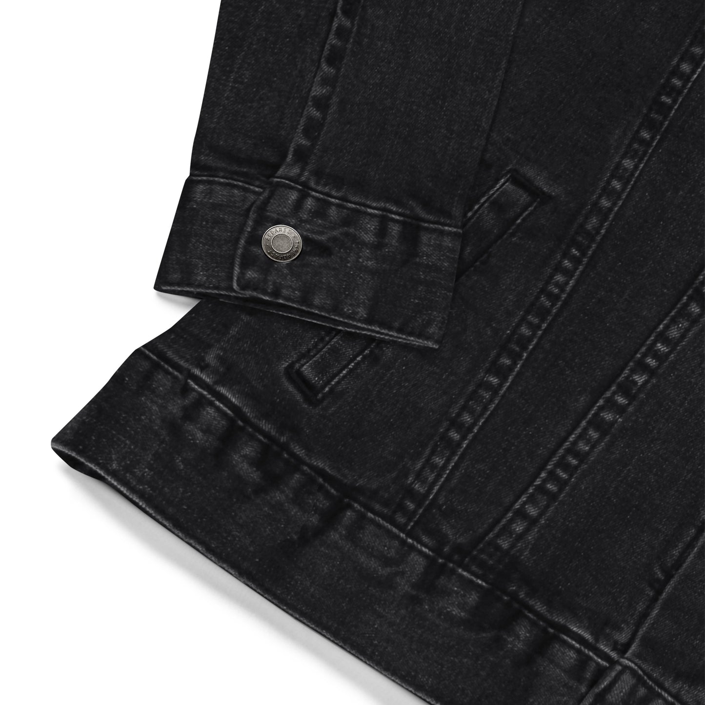 Minimalist "Godly Savage" Unisex denim jacket