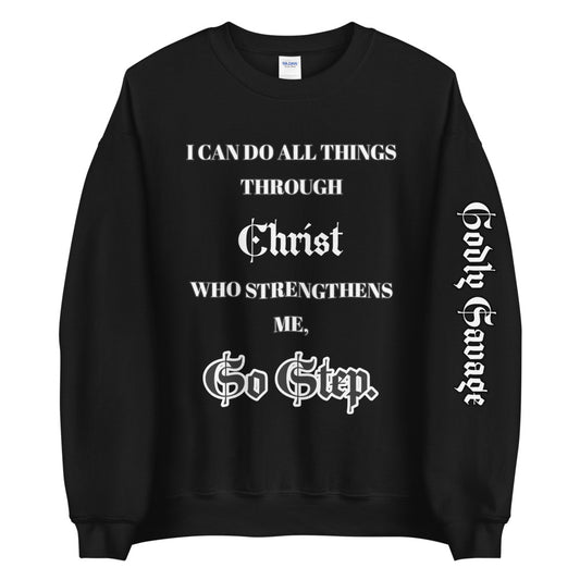 Black "So Step" Unisex Sweatshirt