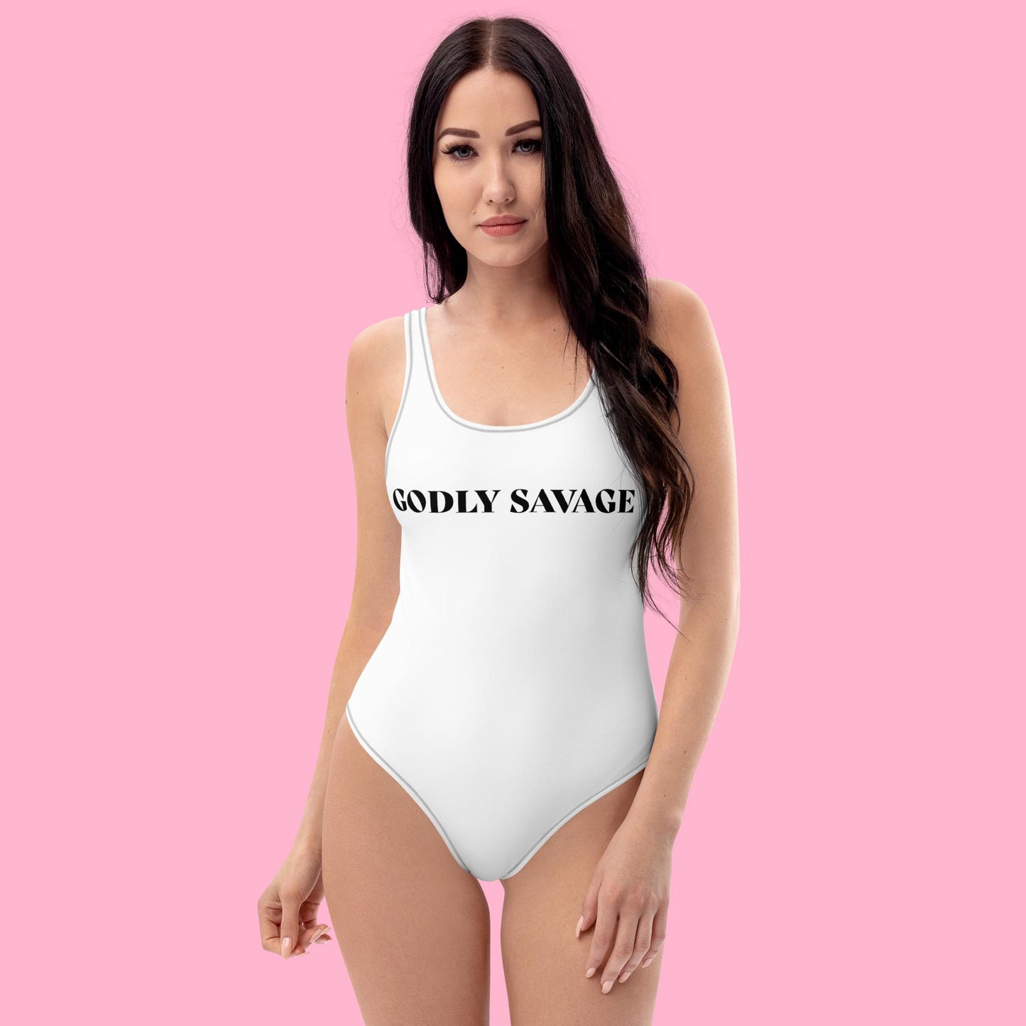 White "Angel Wings" One-Piece Swimsuit