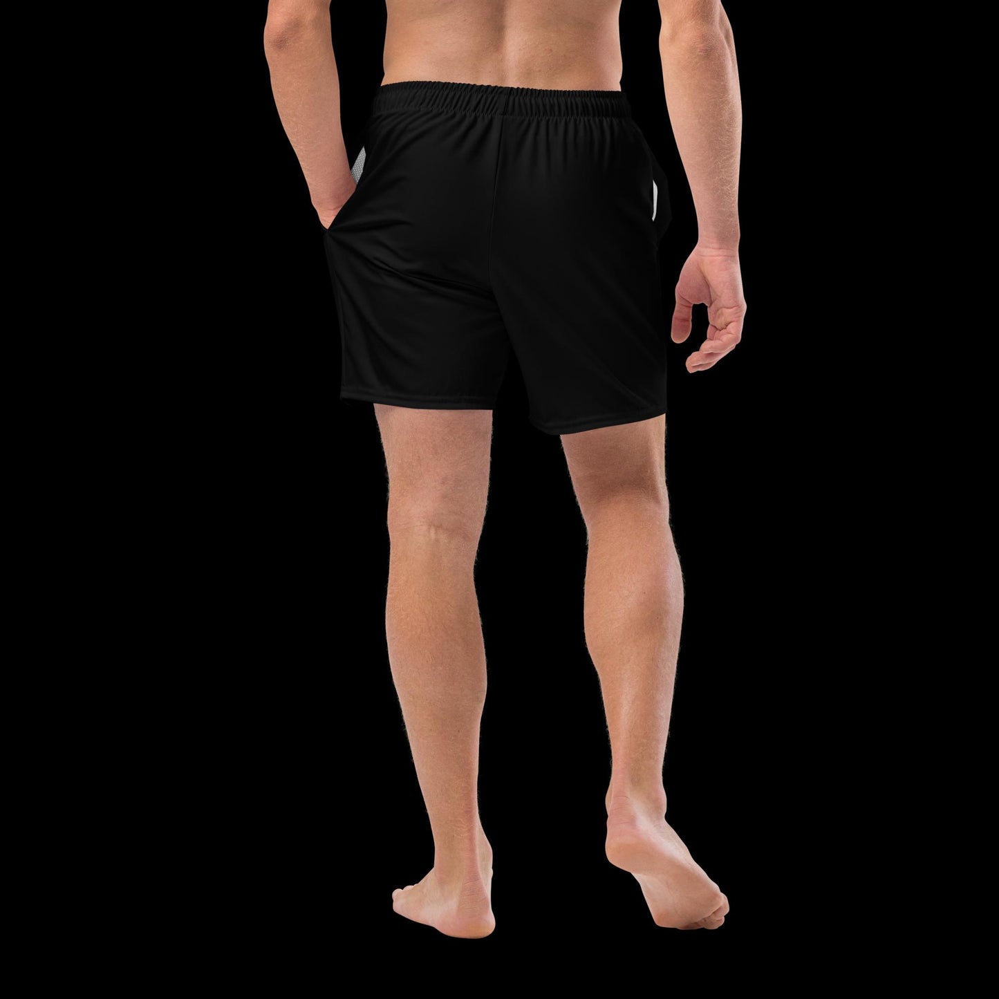 Black "Godly Savage" Men's swim trunks