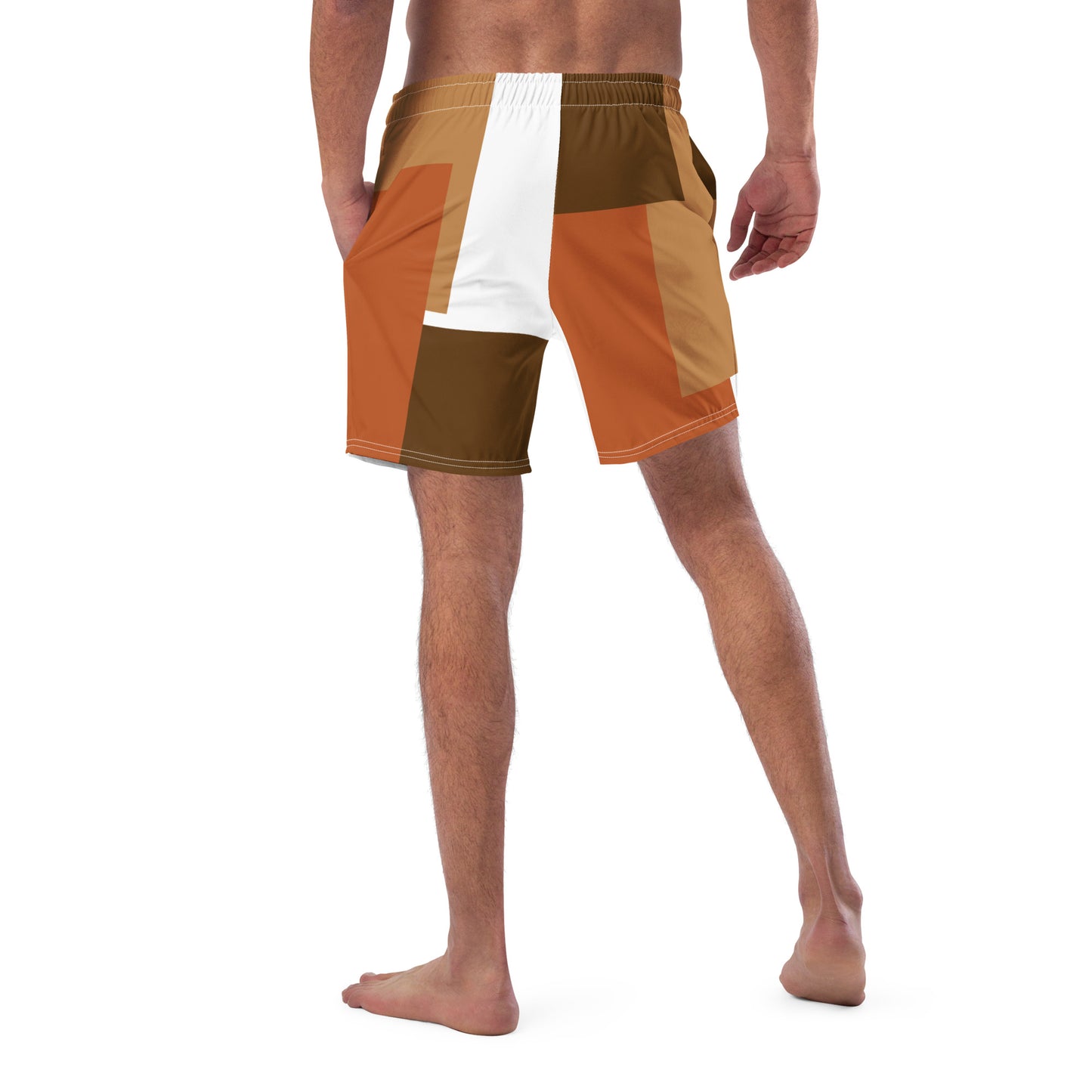 "Color Blocked" Men's swim trunks