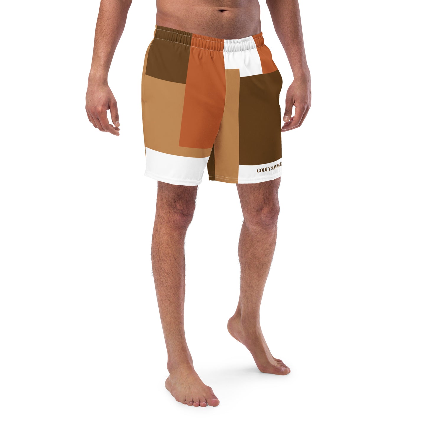 "Color Blocked" Men's swim trunks