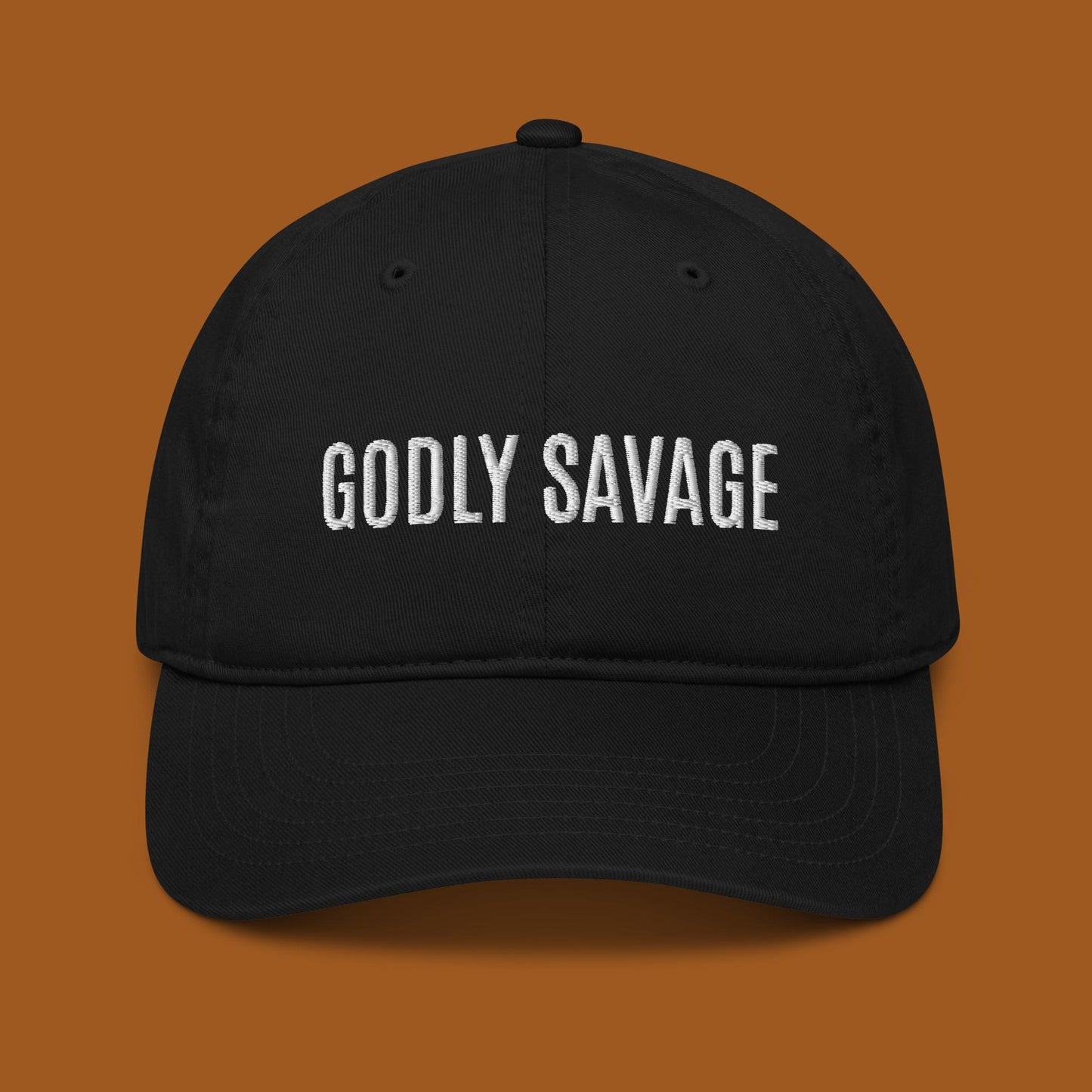 "Godly Savage" Organic dad hat