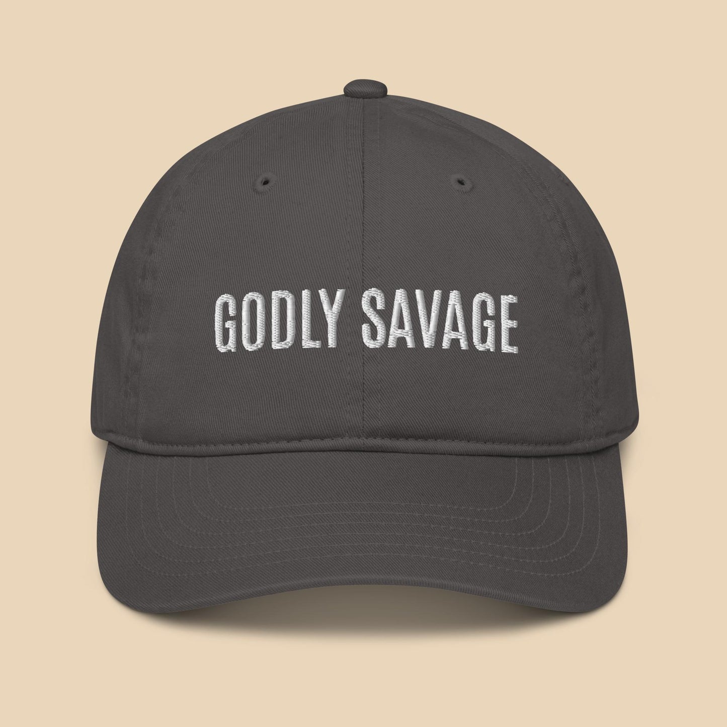 "Godly Savage" Organic dad hat