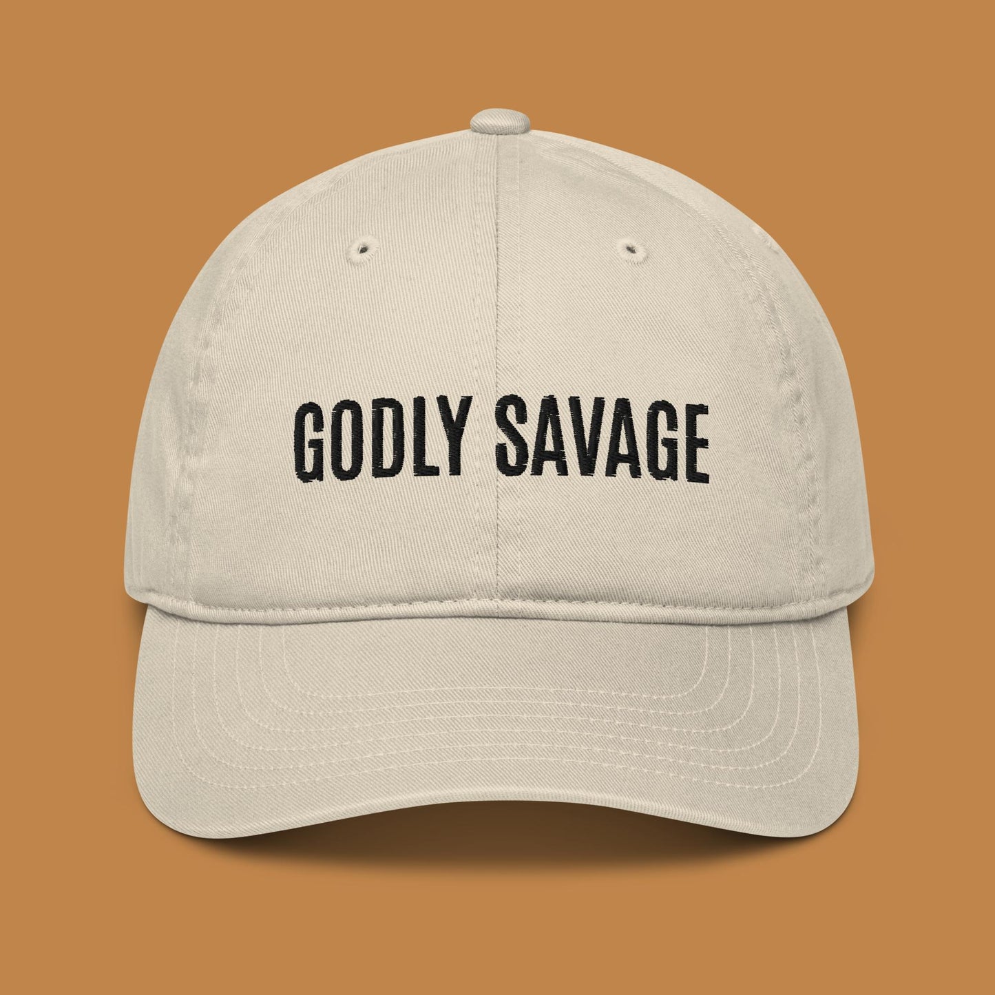 "Godly Savage" Organic dad hat