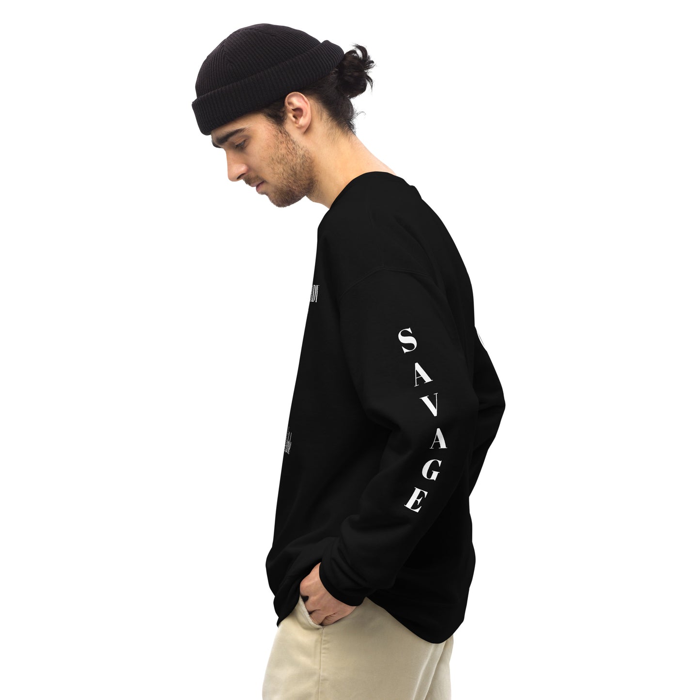 Black "You're Already Loved" Unisex Sweatshirt