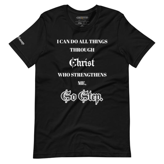 Black "So Step" Short-Sleeve Unisex T-Shirt